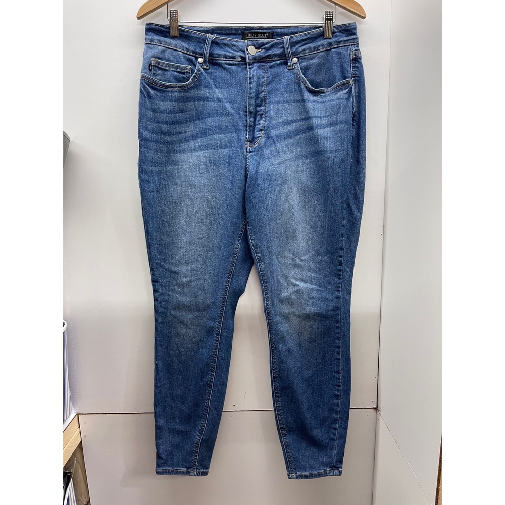 Judy Blue Los Angeles Skinny Fit Jeans Medium Wash High Rise Size 16W 0713012